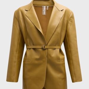 NORMA KAMALI
Oversized faux leather blazer / M38